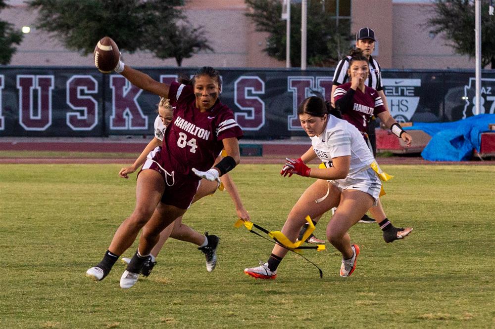 Flag Football Finals, Casteel v. Hamilton